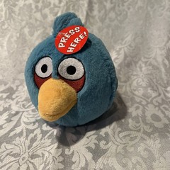 Retired Angry Birds Blue Jay 5″ Plush NEW with TAGS (NO SOUND)*