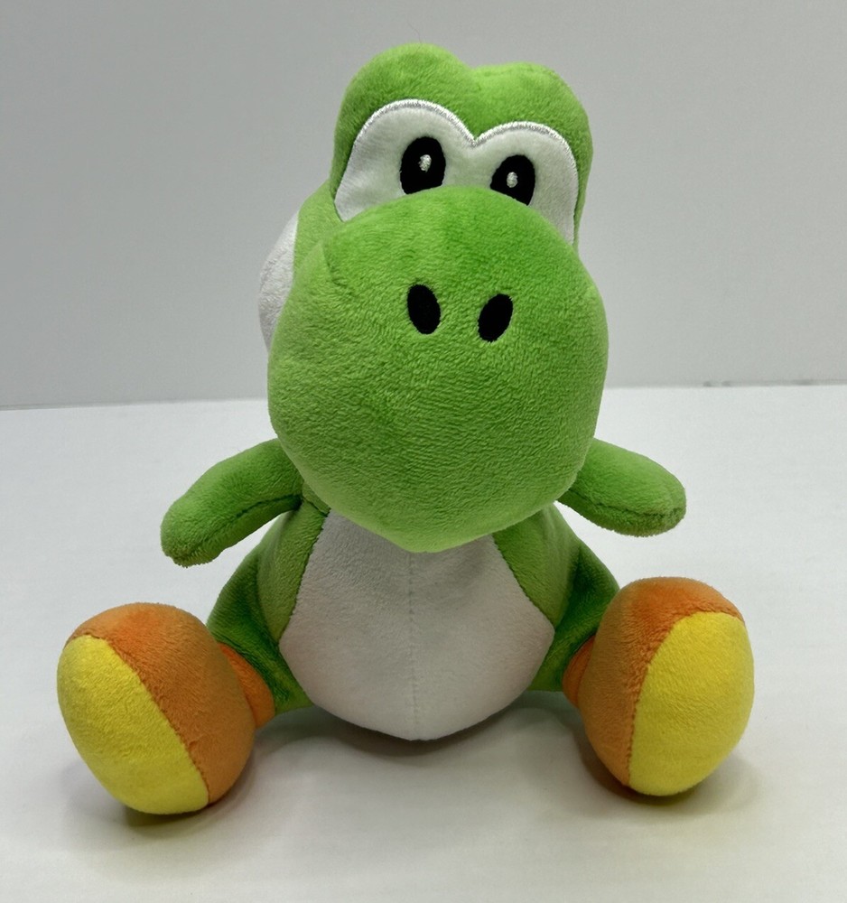 Nintendo Yoshi Stuffed Animal Plush Super Mario Brothers Green Yellow Orange Red