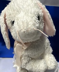 Vintage 2002 Ty Beanie Buddies White Bunny Rabbit 12″ Plush Stuffed Animal
