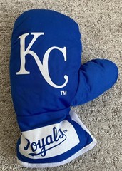 11” MLB Kansas City Royals Blue Boxing Glove Plush RALLYMEN New With Tag 2015 L