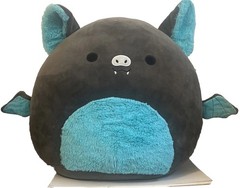 Squishmallows 16 Inches Aldous the Black and Teal Bat Plush Read Description
