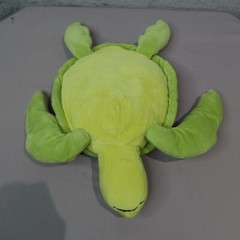 IKEA BLAVINGAD SEA TURTLE Plush Green Stuffed Animal Ocean Beach Marine Life 17”