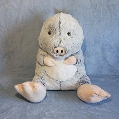 Rare Large 18″ Goffa Mole Two Toned Frosted Fur Plush Soft Stuffed Animal Toy