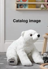 Ikea Snuttig Polar Bear Plush 30″ Jumbo Stuffed Animal Floppy Soft Baby Toy