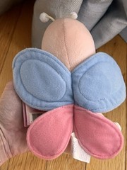Precious Moments Tender Tails Butterfly Wishes Plush Beanie Pink 1998 NWT Tags