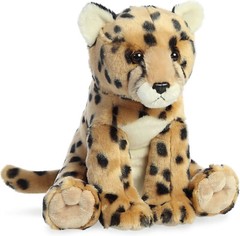CHEETAH 12″ PLUSH Stuffed Animal Plush Toy by Aurora, New