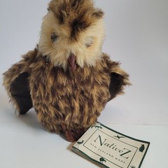 NativeZ Owl Plush New Zealand Morepork Stuff Animal Nice Condition See Descript!
