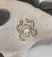 Bellzi Steggi Stegosaurus Stuffed Animal Plush Toy Beige Brown with Tags
