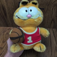 Vintage Garfield Plush Lot of 8 Dakin Playthings 1978, 1981 Stuffed Cat Sports
