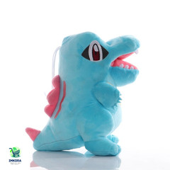 22cm Blue Cartoon Reptile Plush Toy Cute Stuffed Animal Soft Doll Kids For Gift