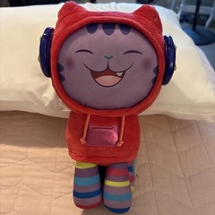 Gabby’s Dollhouse DJ Catnip 12″ Light-Up Musical Plush Talking Toy Tested Works