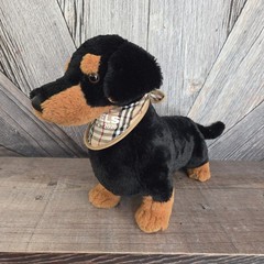 Jaag Plush Daschund Weiner Dog Stuffed Animal Scheels 2020 Scarf 20″ Puppy Lovey