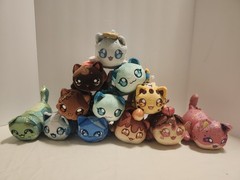 Aphmau MeeMeows Litter Plush Cats Stuffed Animal LOT Of 12 + 4 Fakies