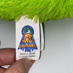 Calplush Frog Plush Stuffed Animal with Love Heart Green Soft Toy 12 In