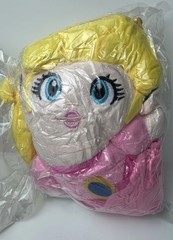 NEW Nintendo Super Mario Princess Peach Plush Toy 11” Pink Dress Blonde Sealed