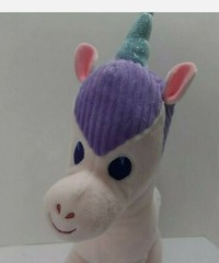 Kohl’s Cares Unicorn Horse 12″ Plush Stuffed “I’m A Unicorn” lovey soft eyes