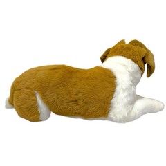Vintage Realistic Life Size 31″ Saint Bernard Dog Puppy Plush Toy Stuffed Animal
