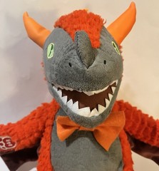Build A Bear Great Wolf Lodge MagiQuest Charlock MagicQuest Red Dragon Plush