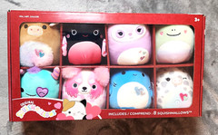 Squishmallows 5″ VALENTINE SQUAD 8 Pack Plush SCUFF WEAR Costo Exclusive Candela