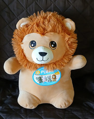 Toy Box 15″ Lion Plush Toy Stuffed Animal Brown/Tan With Tag