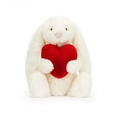 Bashful Little Red Love Heart Bunny | New With Tags-Valentine’s gifts