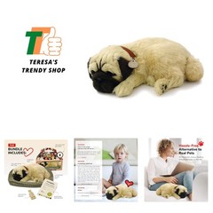 Realistic Huggable Pug Puppy – Battery-Operated Interactive Pet for All Ages
