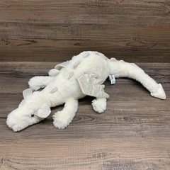 2001 The Bear Factory CLOUD The Dragon 22”Plush Blue Eyes Sparkling Silver Wings