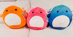 New 12” Squishmallows Rare Axolotl Nico Archie Miss Vi set