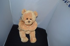 2014 Animal Adventure Brown Beige Tan 10 in Plush Teddy Bear with Brown Bow E6