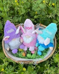 Personalized Easter Gift | Easter Bunny Gnome | Stuffed Animal | Easter Plush
