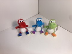 Nintendo Super Mario World 8″ inch Yoshi Plush by Good Stuff Lot Of 3 – NWT