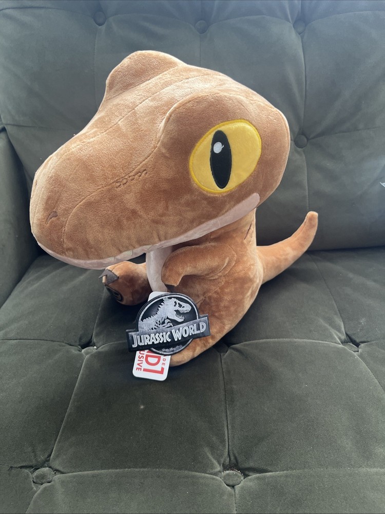 NEW Jurassic World Brown T-REX PLUSH 13″ Round 1 Tyrannosaurus Rex Stuff Animal