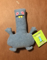 Little Uglys Uglydoll FEA BEA 8” Plush Blue 2002 Pretty Ugly NEW w/ Tags!