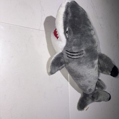 Earth Nymph Gray White Black 19″ Shark Stuffed Animal Plush Toy