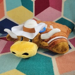 Pillow Pet Texas Longhorn Cow Cowboy Hat Plush Stuffed Animal Toy