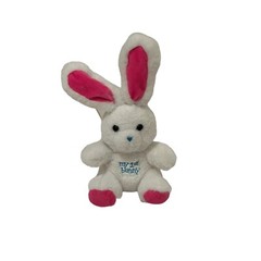 Gsuiver White Blue Pink My 1st Bunny Plush Rabbit Stuffed Animal 12″ Toy Easter