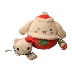 Sanrio Christmas Plush Lot Cinnamoroll Squishmallows Hello Kitty Reversible NWT