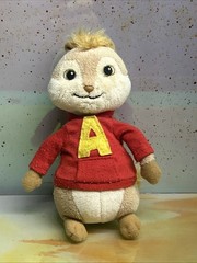 2010 Ty Alvin and the Chipmunks Alvin Beanie Babies Plush 6″ NO Tag