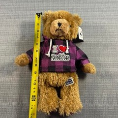 MLB Colorado Rockies purple teddy bear ” I Love Rockies.