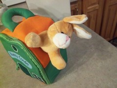 New – Etna Bunny Condo 5-Piece Plush Play Set – Soft Squeaking Bunnies Rabbits