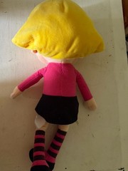 Kohls Cares Plush Emily Elizabeth Clifford Doll Pink Black Blonde 2016 16″ Toy