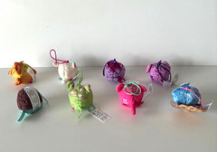 Cookeez Makery Yum Yumz Scented Plush Mini Stuffed Animals Keychain Toy Lot Of 8