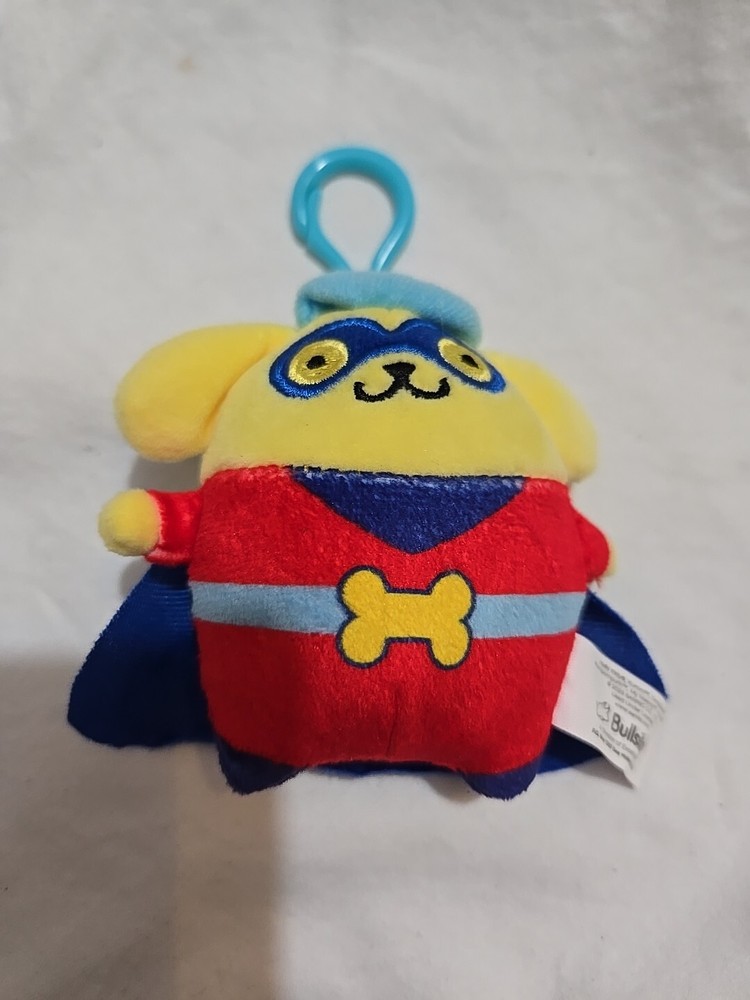 Sanrio Hello Kitty **POMPOMPURIN** 4″ MINI PLUSH CLIP Bullsitoy Luggage Add On