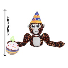 Gorilla Tag Crimson Lava Plush 9″ Monke Game Toy Cute Cartoon Stuffed Animal