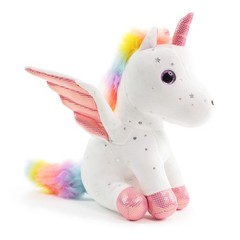8″ Unicorn Stuffed Animal Plush Toy Gift for Girls 3-8 Years Soft Birthday