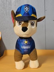 Paw Patrol CHASE dog plush 8″ Spin Master 2016 Nickelodeon Free Shipping