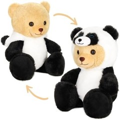 BRUBIES Teddy Panda – 10 Inch Teddy Bear in Panda Costume with Hood