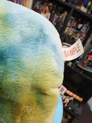 Ultra Rare Sample Chuck E. Cheese Plush Green And Yellow Tie-dyed
