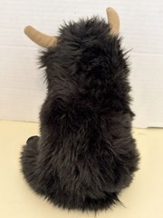 Faithful Friends Collectables Black Highland Cow Plush Fluffy Stuffed Animal