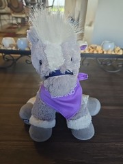 10” Breyer Plush Horse Gray/White Very Soft Plush